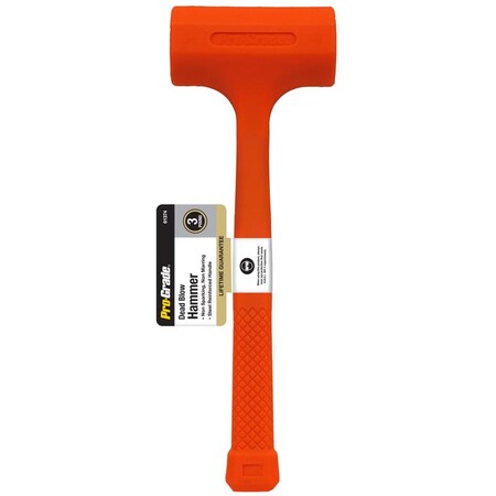 Pro-Grade Tools 3 Lb. Dead Blow Hammer 61374